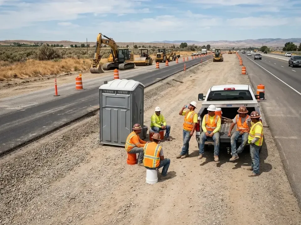 highway-road-construction-crew-007 — frequently asked questions, Porta Potty and Restroom Rentals in Shawneeland, VA